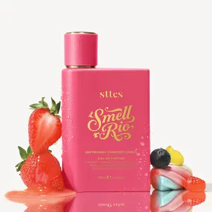 New Sttes Perfume 606# (Pressable Strawberry Gummies) – Eau de Parfum for Women – Richer Scent, Longer Lasting – Strawberry, Marshmallow, Fruit Gummies, Vanilla – Perfumes & Fragrances(100ml / 3.4 fl oz)