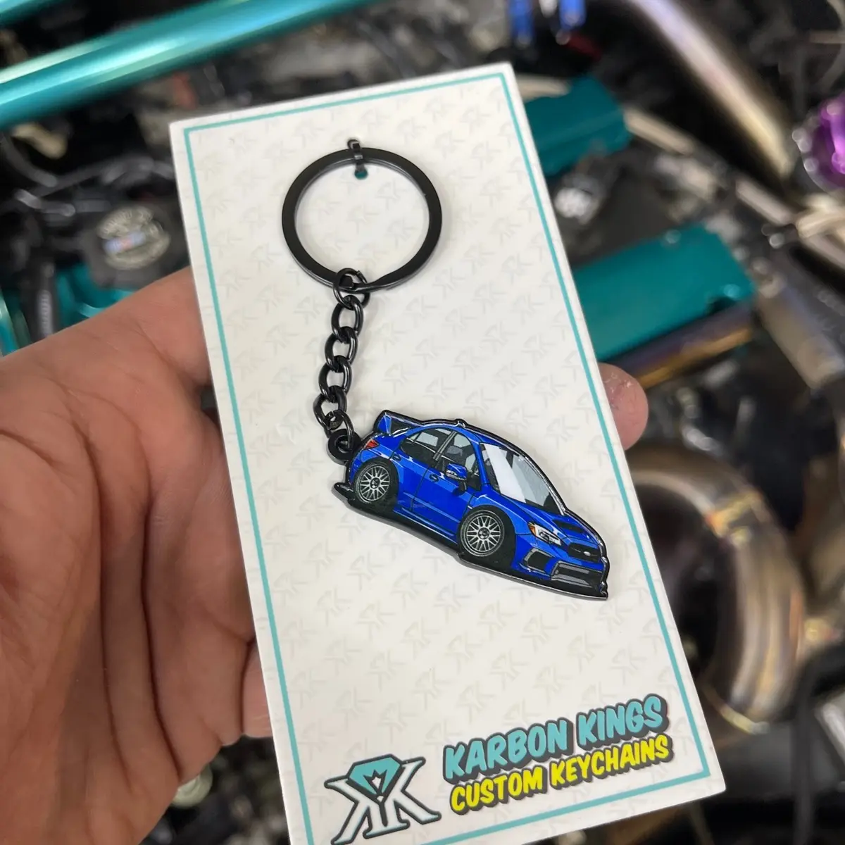 Karbon Kings VA STI Metal Keychain