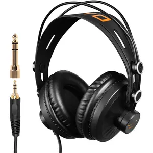 Studio Headphones  Headphone for Recording Over Ear Noise Canceling for Guitar Cellphone Mixer Amplifier Podcast DJ and Keyboard Piano (JMH-02)