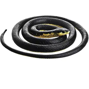 Realistic Rubber Snake Black Mamba Snake Toy That Look Real Prank Black Mamba Snake 52 Inch Long