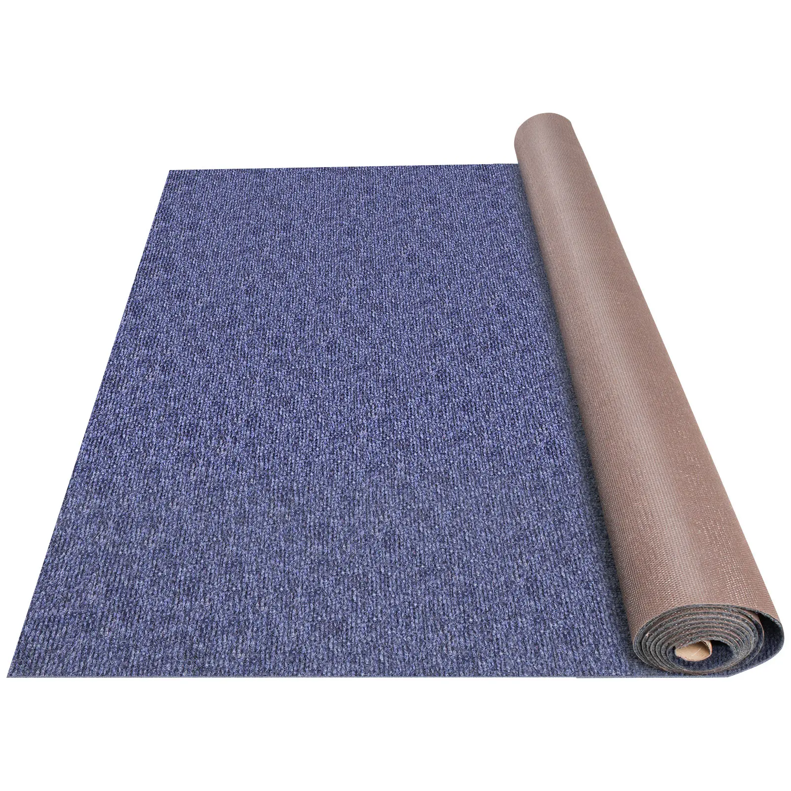 【summerfinds】VEVOR Deep Blue Marine Carpet 6 ft x 23 ft Marine Carpeting Marine Grade Carpet for Boats with Waterproof Back Outdoor Rug for Patio Porch Deck Garage Outdoor Area Rug Runner Non-Slide Porch Rug