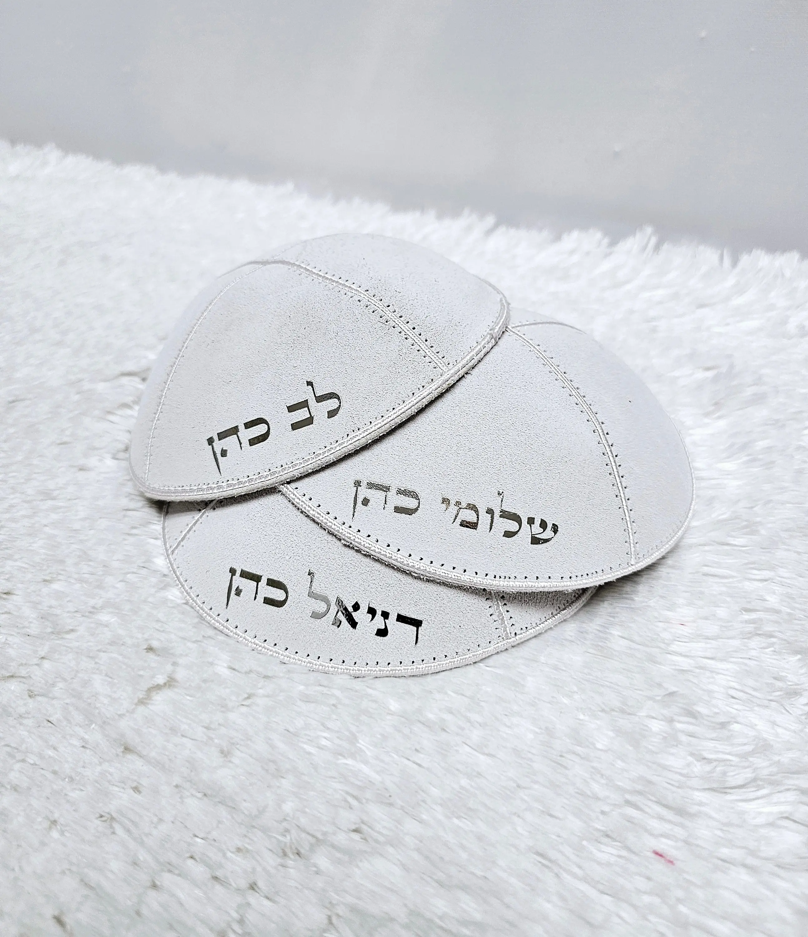 Custom Genuine Suede Kippah