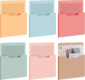 Magnetic File Folders Magnetic File Organizer for Classroom Wall Mounted Storage Refrigerator Magazine Mail Letter and Paper Holder for Teacher Organization School Whiteboard Office Classroom Supplies Classroom Must Haves