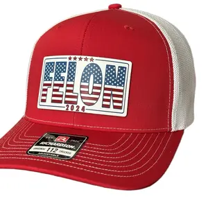 Felon Red, White, and Blue Patriotic Trump Patch on Richardson 112 SnapBack Cap