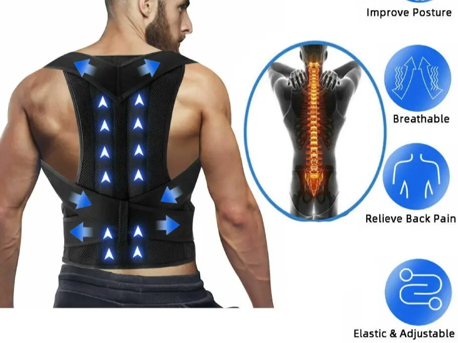 Adjustable Posture for Men Women Corrector Low Back Support Shoulder Brace Belt