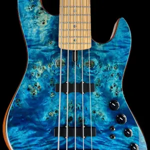 Massimo Jazz Bass Boutique 5 string exotic green/red