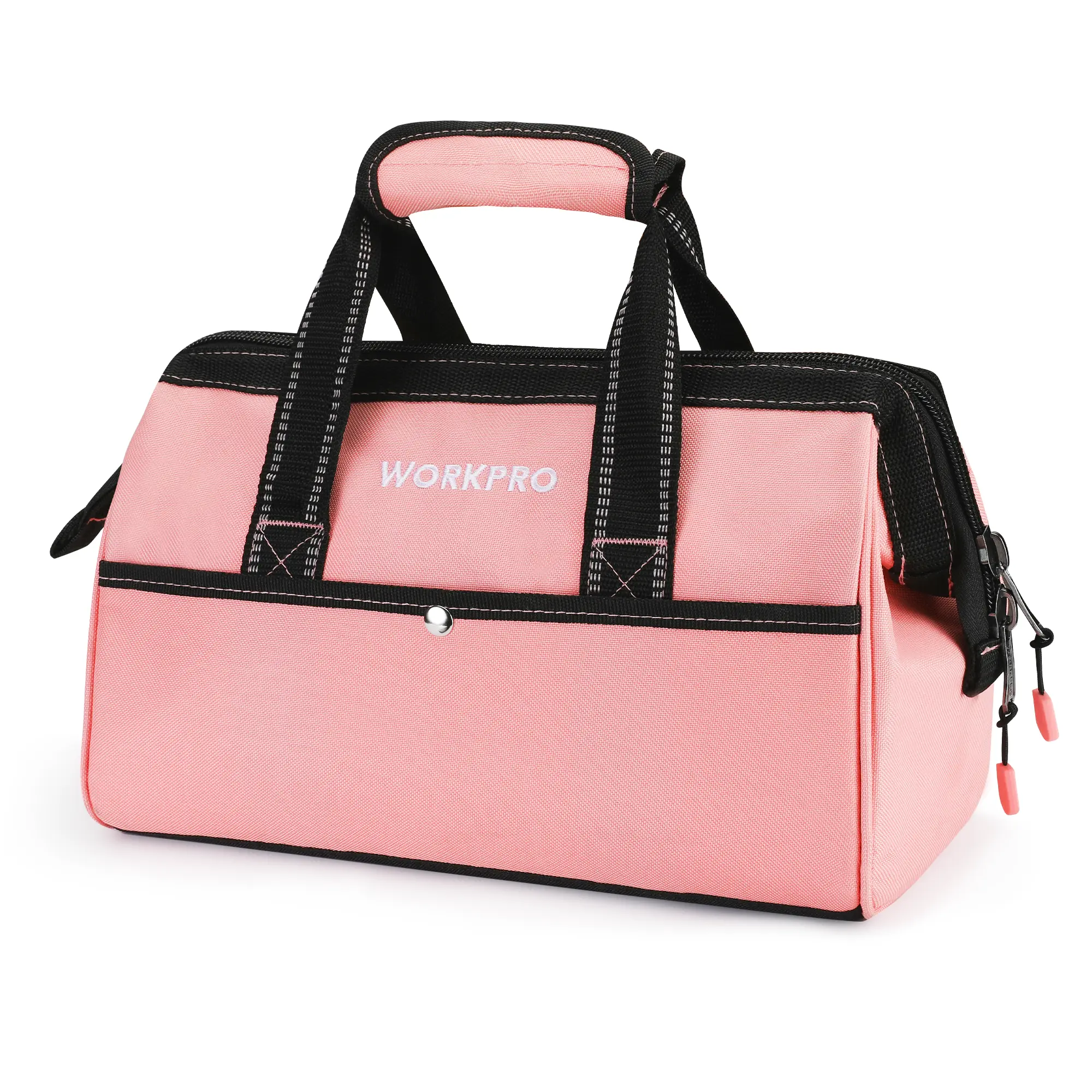 #fathersdaygift WORKPRO 13-inch Tool Bag, Wide Mouth Tool Tote Bag with Inside Pockets for Tool Storage
