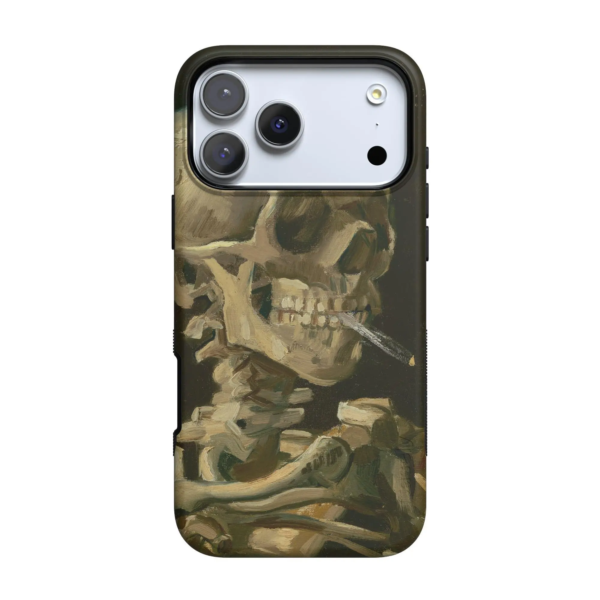 Casely Smartphone Case for iPhone 17 Pro Max - Van Gogh Museum Skull of a Skeleton Design, Bold Handheld Protector, MagSafe-Compatible Mobile Device Accessories