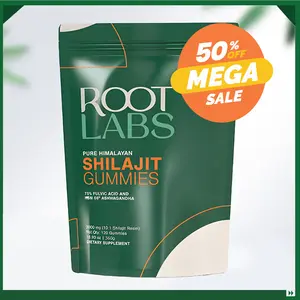 [BOGO Men's Energy Revolution] series fitness supplement. The product is a 120-pouch package of gummies. Each serving contains 3000mg of pure Himalayan Shilajit extract and is specially added with KSM-66 Ashwagandha