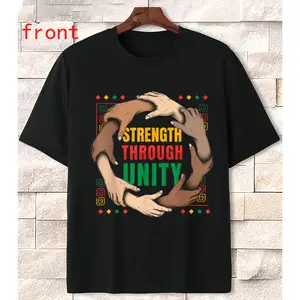 Juneteenth & Black History Month Tee – Celebrate Unity and Strength with Cotton Comfort