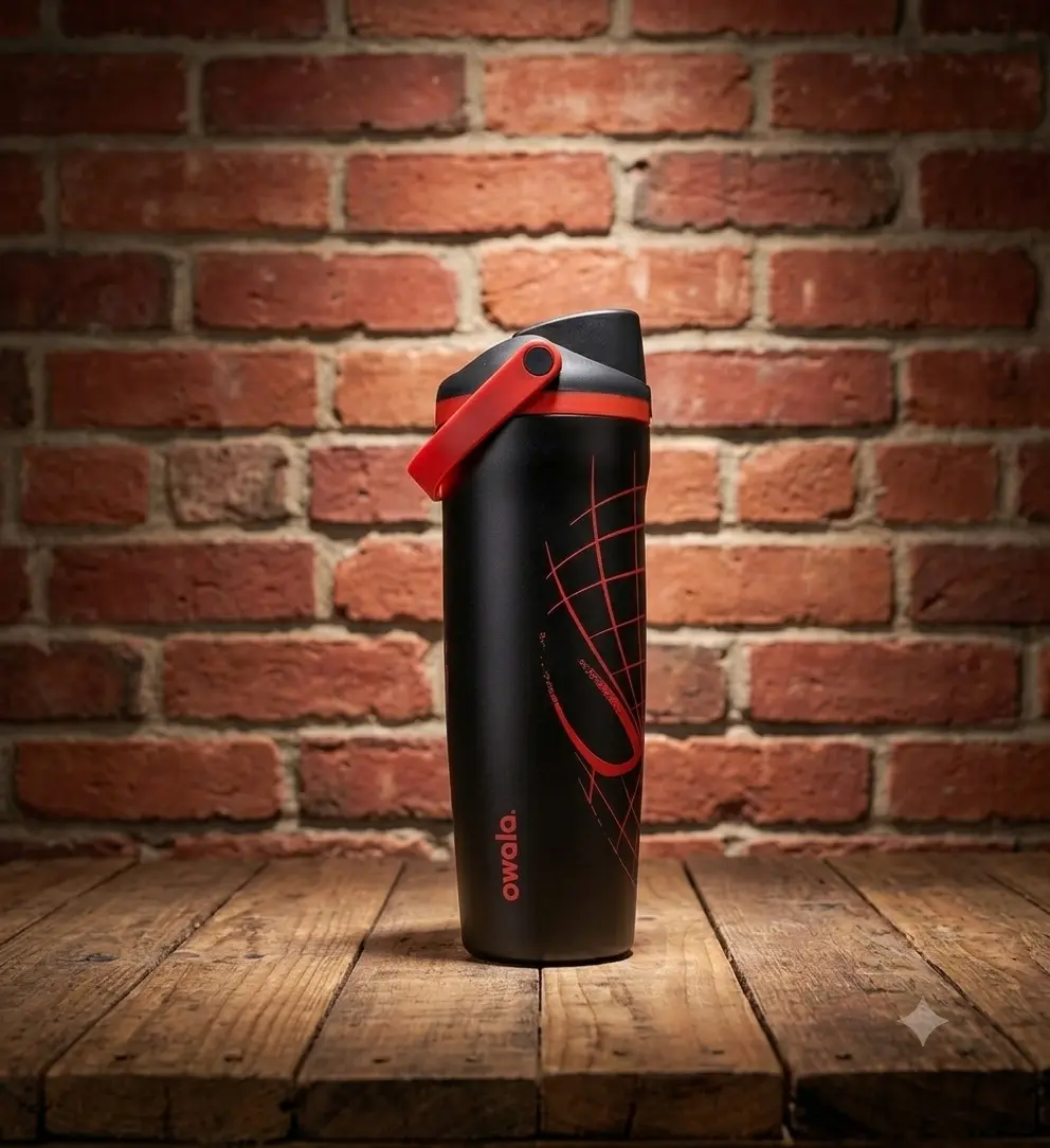 [Hot Item] Owala 24oz & 32oz SpiderMan Insulated Stainless Steel Water Bottle, Leak Proof One-Hand Flip Lid, Portable Sports Travel Tumbler for Gym, School, Work & Commute