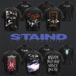 [Collection] Classic Staind Band Washed T-Shirts - Hoodie, Alternative Band Merch, Trending T-shirt - Hoodie, 90s Graphic Tee, Vintage Tee, Grunge Aesthetic Shirt, Menswear Streetwear Short Sleeve Long Sleeve Crewneck, Summer Outfits, Gift For Him Her