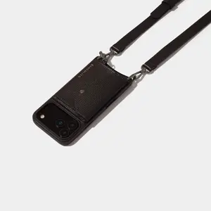 Remi Magnet Wallet Crossbody Phone Case - Black/Pewter