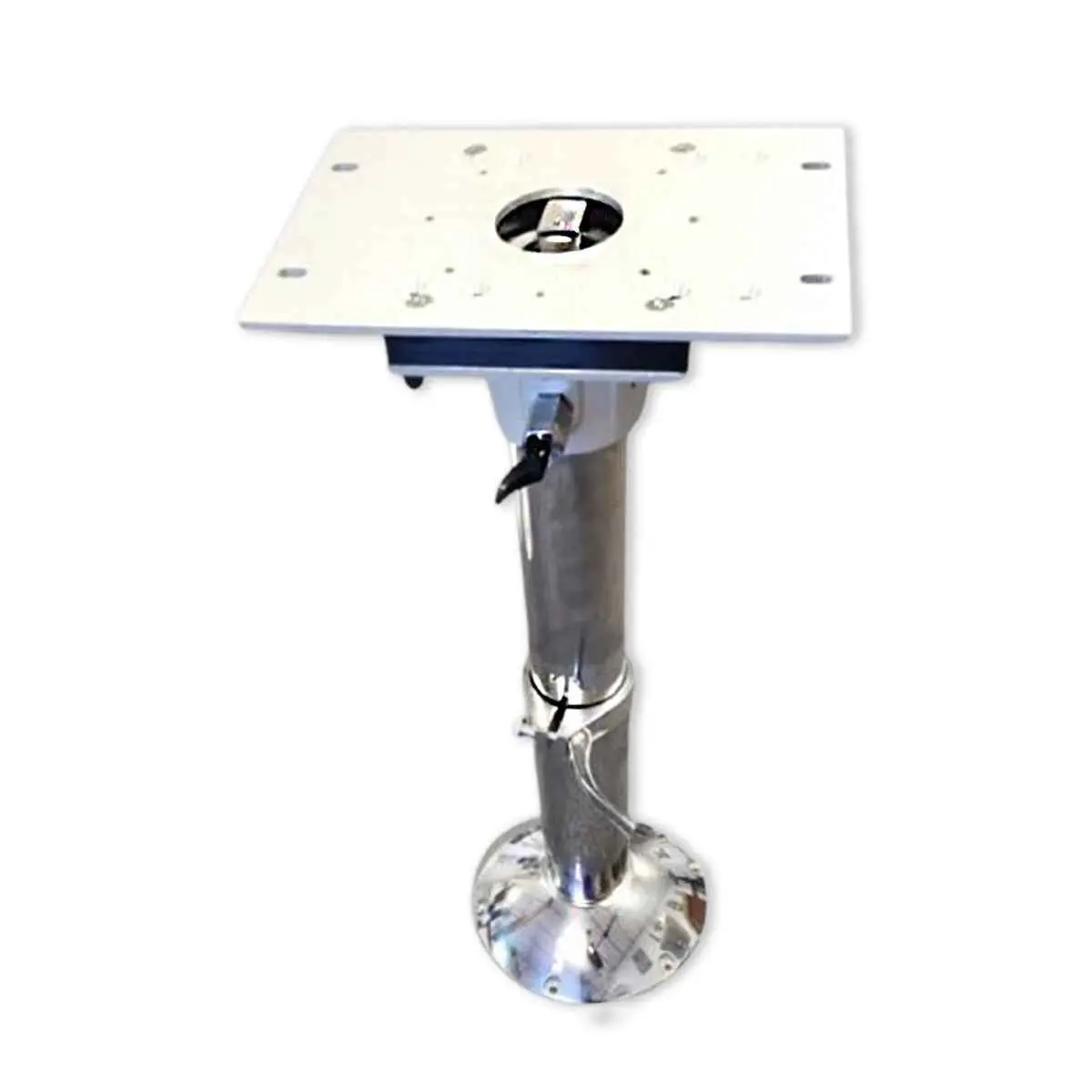 Pedestal, Polished Aluminum, 18-28" Adj, 4" Diameter (PPA-4-18)