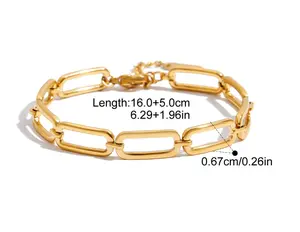 Oval Chain Bracelet