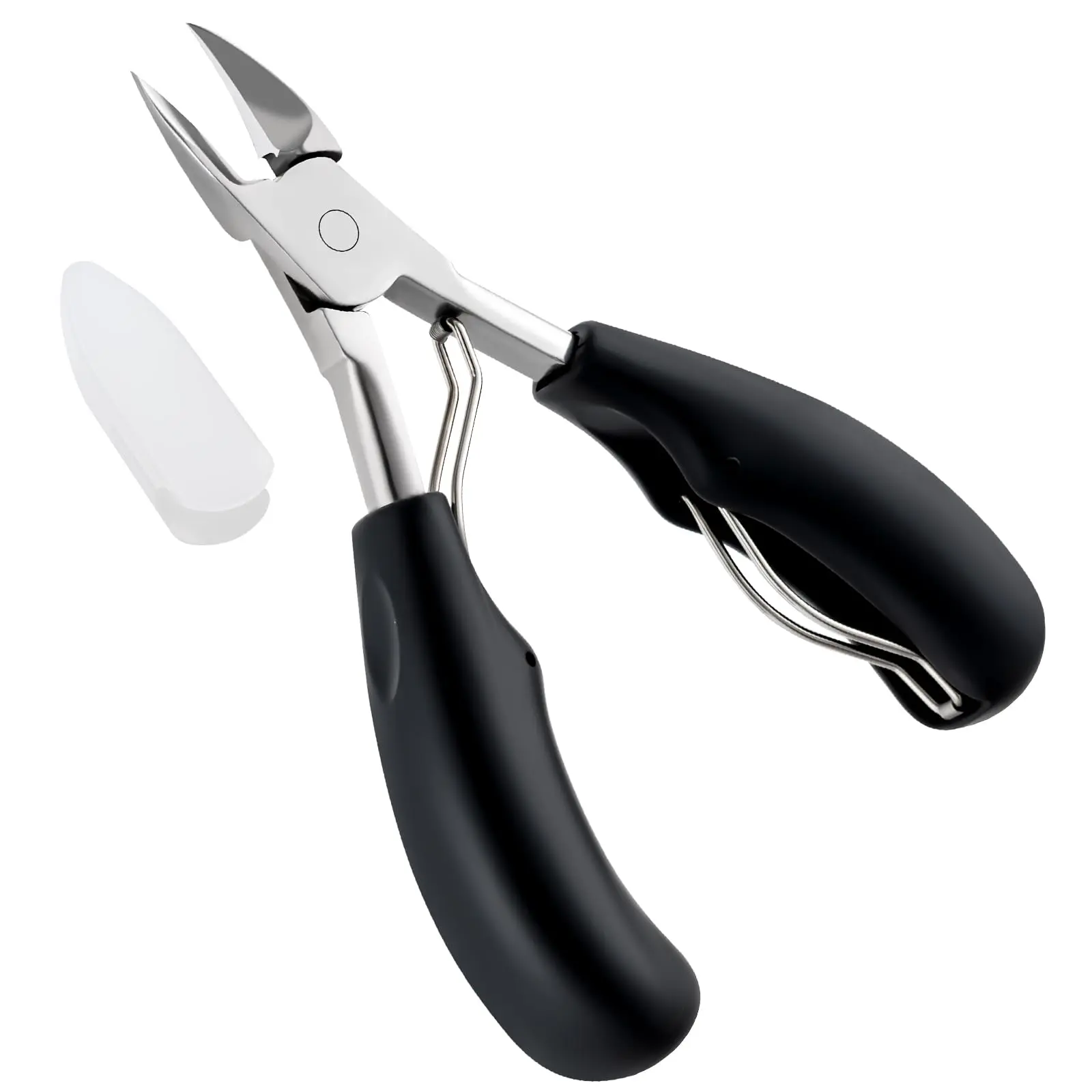 Toenail Clippers, Professional Ingrown Toenail Tools, Nail Treatment Foot Tool for Thick & Ingrown Toenails, Stainless Steel Pedicure Tools with Sharp Curved Blade for Men Women & Seniors