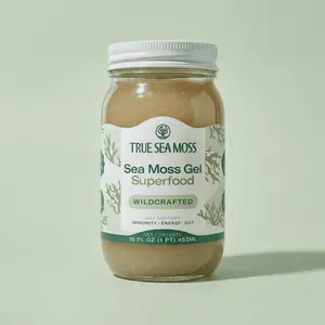 True Sea Moss Unflavored Irish Sea Moss Gel – Rich in Essential Minerals & Vitamins – supports overall vitality