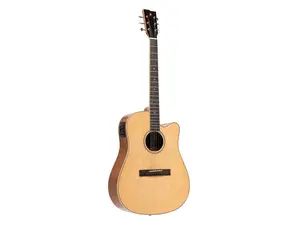 212 MAIN Stagg 27340 Dreadnought Electro-Acoustic Guitar - Cut Spruce Top - Lacewood Body - Built-in Tuner