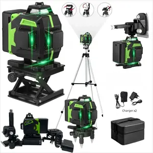 with tripod 16 Lines Laser Level 4D Self-Leveling 360 Professional Level Meter Laser Leveler Tool