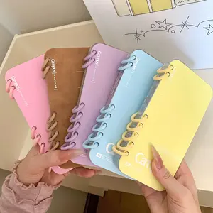 Colorful English Phone Case For iPhone 16 Pro 14 13 15 Pro Max Cover Funny Coil Notebook Shape Cases For Apple 14 11 12 Funda