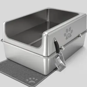 Cat Litter Box with Lid -Semi-enclosed XXXL