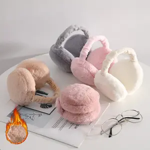 Cycling warm earmuffs new foldable earmuffs women Hamburg women trendy Korean version ear cover ear cap ear bag winter men and women