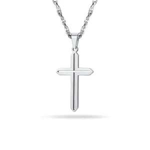 PROSTEEL Cross Necklace Pendant Stainless Steel Hypoallergenic Minimalist Necklaces Jewelry Unisex For Men Women with Gift Box