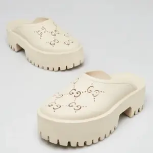 Gucci Rubber Platform Slides Size 41