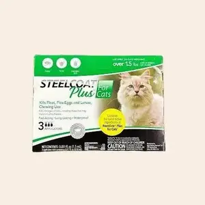 Steelcoat Plus for cats (1.5 lbs+) Flea & Tick Control
