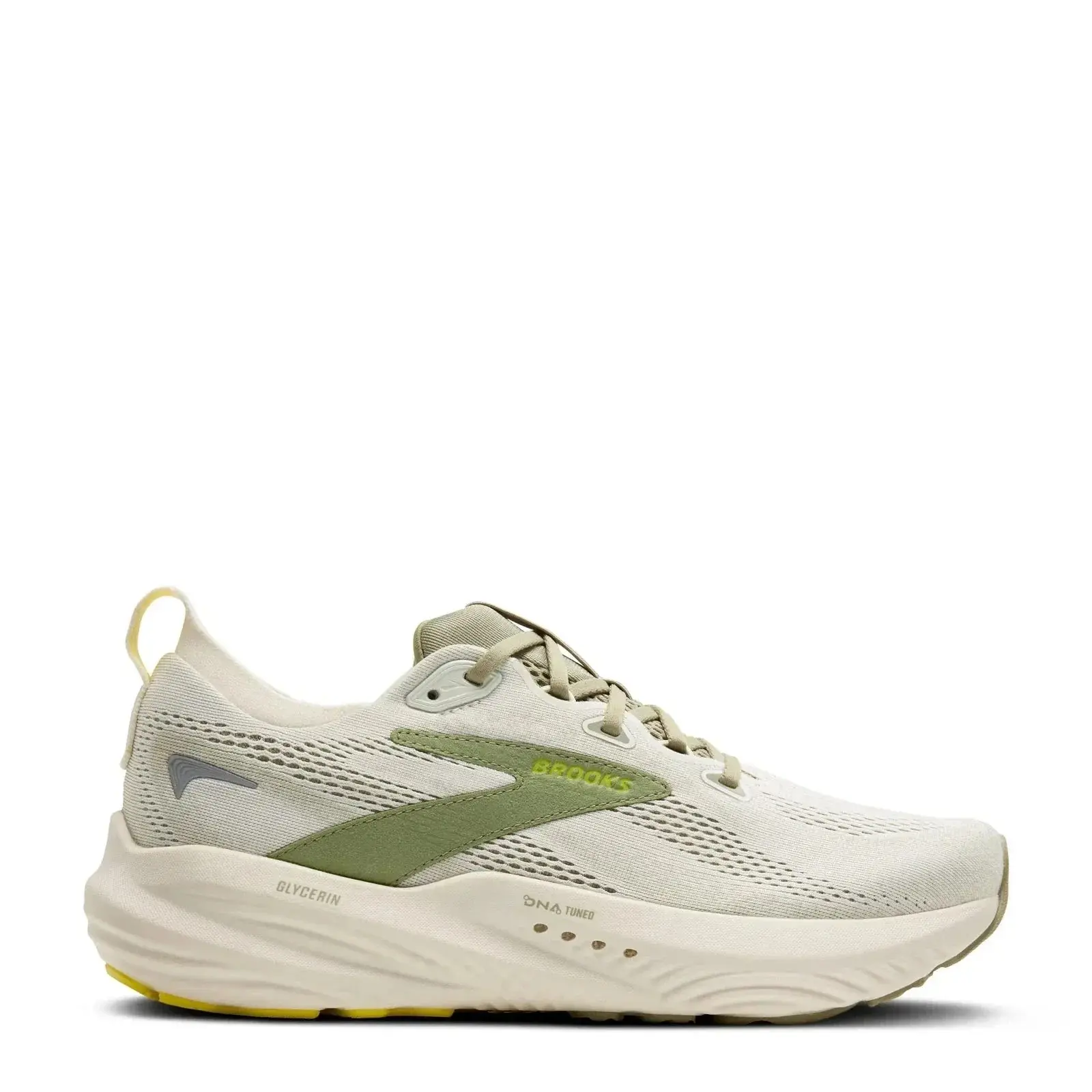 Brooks Glycerin 22 Running Shoe in Coconut Tea | Men's
