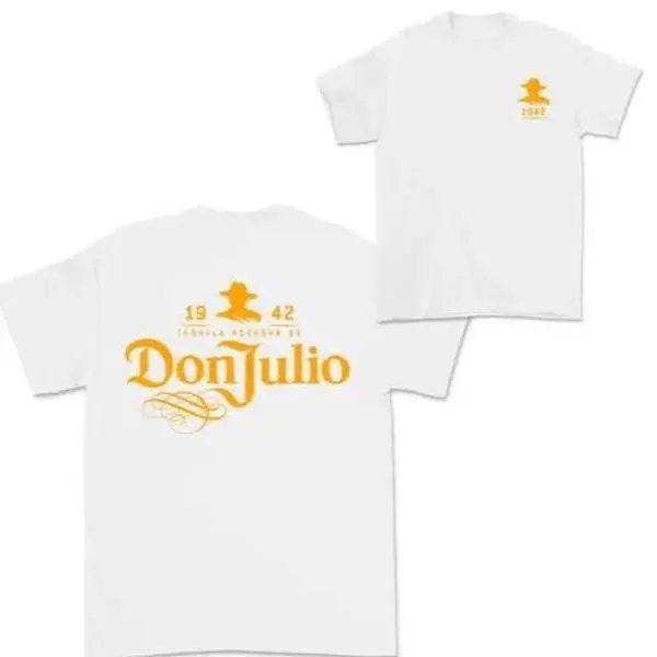Don Julio T-shirt - 2 Side - Wear It Your Way - Color Choices For You - Extensive Size Options - Trendy To Timeless - Free shipping