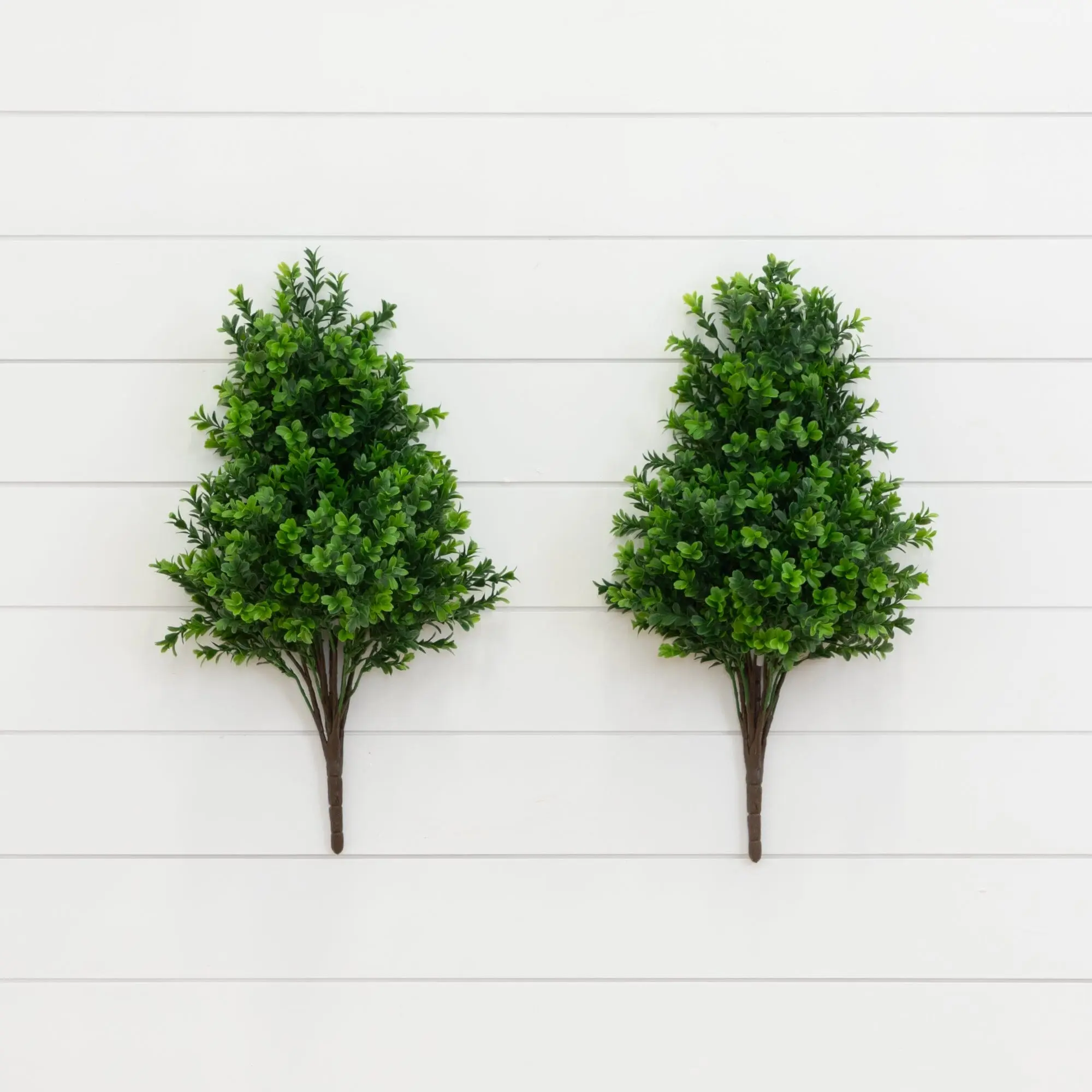 23in Tall Synthetic Grass Bush Decor (Set of 2) - Artificial Trees, Garden Decoration, Indoor/Outdoor Home Decor for Entryway