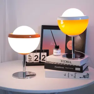 Vintage Egg Tart Table Lamp, Modern Minimalist Bauhaus Bedside Desk Light, Warm Bedroom Living Room Decor Atmosphere Lamp, Decorative Lamp