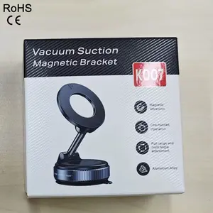 K007 Car Mount Vacuum Suction Magnetic Bracket with Magnetic Attraction One-handed Operation Full Range Multi-angle Adjustment for Phone & Cellphone Secure Attachment Traveler's Choice