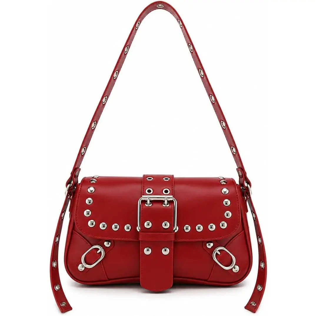 DOLGIEJ Collective Women’s Studded Shoulder Bag