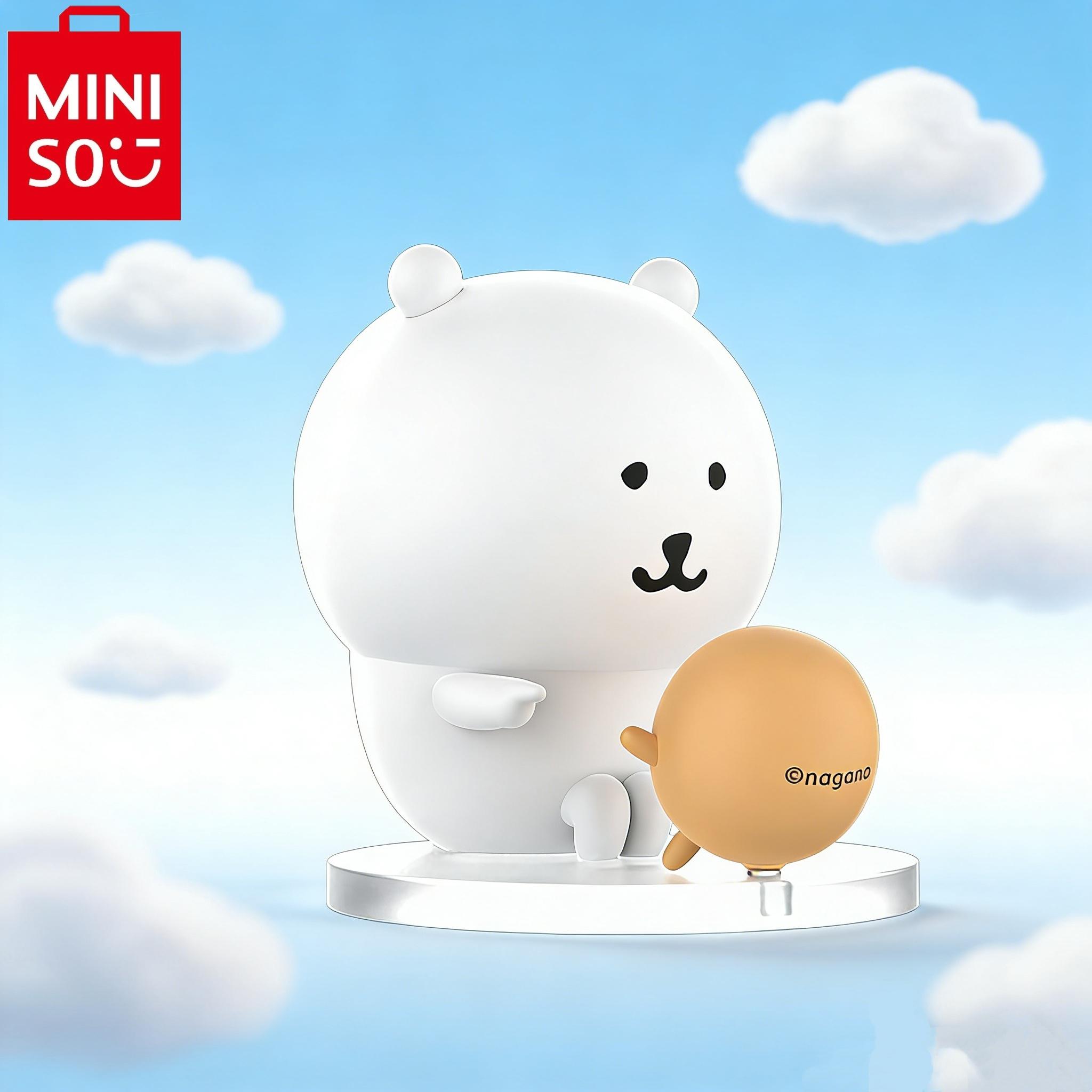 MINISO Joke Bear & Mole Potato Cake Mystery Blind Box, Adorable Collectible Figurine Toy, Surprise Gift for Birthday & Holiday
