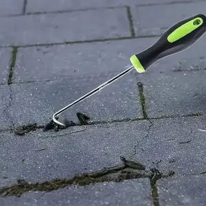 Heavy-Duty Metal Weed Puller Tool, Carbon Steel, Durable Garden Weed Remover for Pathway & Lawn, No Battery Needed, No Wooden Materials, Outdoor Gardening Essential, Durable Gardening Tools