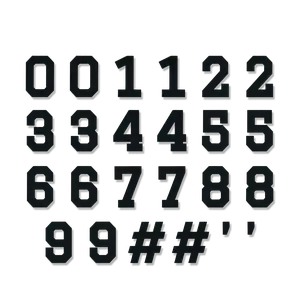 Varsity Font - Numbers Pack