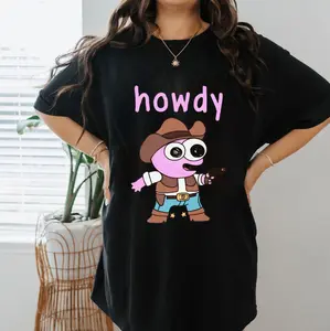 Smiling Friends Cowboy Pim Funny Comedy Adult Cartoon Show T-Shirt - AB11