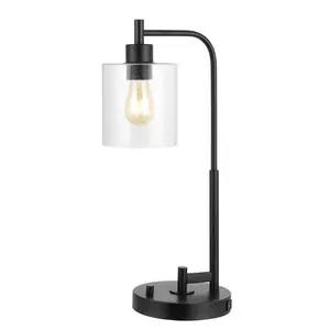 JONATHAN Y Rochelle Industrial Metal LED Task Lamp; for Living Room,Bedroom, Kitchen, Office