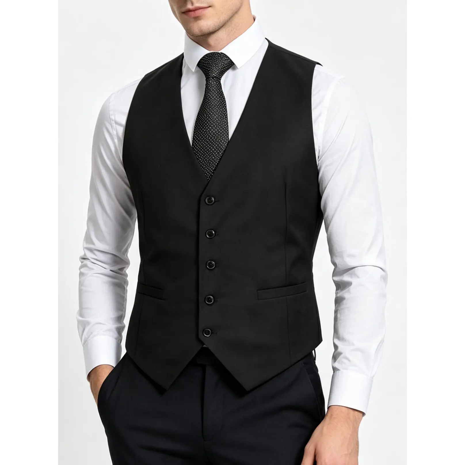 ALIZEAL Mens Classic Solid Color Suit Vest Regular Fit Plain Tuxedo Waistcoat for Formal/Casual Occasion Menswear Buckle