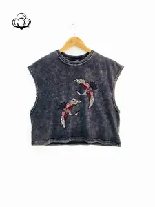 Men Women Unisex Y2K Sleeveless Cotton Knitted Vest Top, Loose Fit Round Neck Design, Animal Pattern Fashionable Streetwear, All Season Wear, Graphic Sleeveless Vest