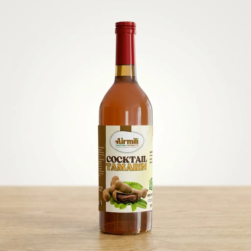 Airmili Cocktail Tamarin - 750ml Bottle of Tamarind Flavor for Cocktails and Beverages