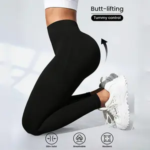 Women's Pilates Shaping and Butt-Lifting , Seamless High-Waisted Breathable Yoga  with Tummy-Tucking Design—Fitness and Running Leggings#Parati #GymWorkout #TikTokMadeMeBuyIt #outdoorfun #TikTokShopSpringGlowUp-1 Scrunch pants flowy