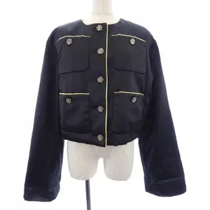 Pre-owned CHANEL Silk Small Leather Goods Collarless Jacket
