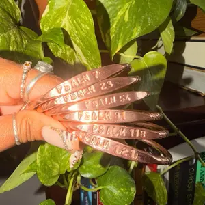 SCRIPTURE Pure Copper Bracelet