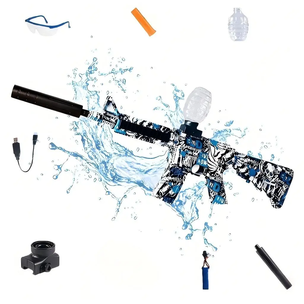 Electric Gel Big Toy Blasters,children's outdoor toys,Automatic Splatter Toy , Halloween, Christmas, Birthday Party Gifts,Suitable for children over 14 years old