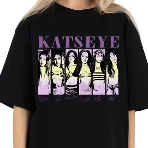 Katseye The Beautiful Chaos Tour T-Shirt, Concert Merch Tee, Vintage Graphic Unisex Top, Retro Music Fan Shirt, Gift For Pop Rock Lovers