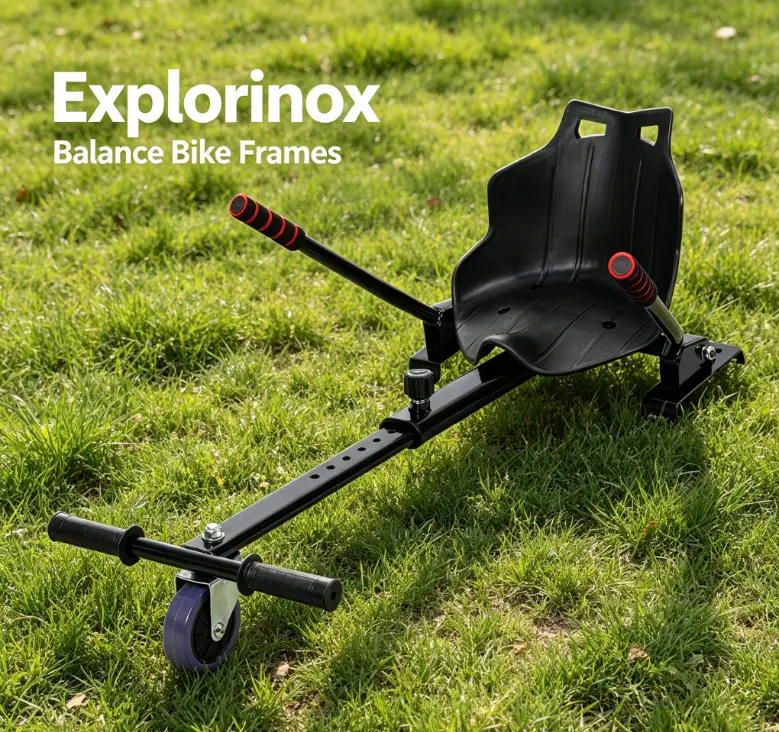 Explorinox Adjustable Seat Attachment with Anti-Slip Pedal for Hoverboard Style Boards, Scooter Accessory (Width: 38cm) Compatible with 6.5”-10” Electric & Remote Control Toys for Kids and Adults (Toys & Hobbies)