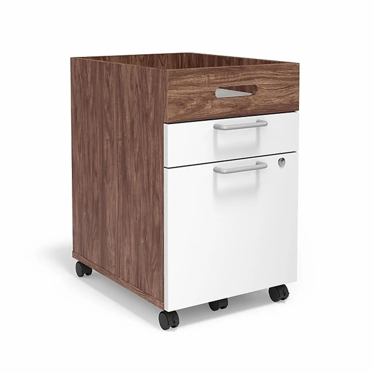 Union & Scale Staples UN56968 2-Drawer Vertical File Cabinet, Mobile/Pedestal